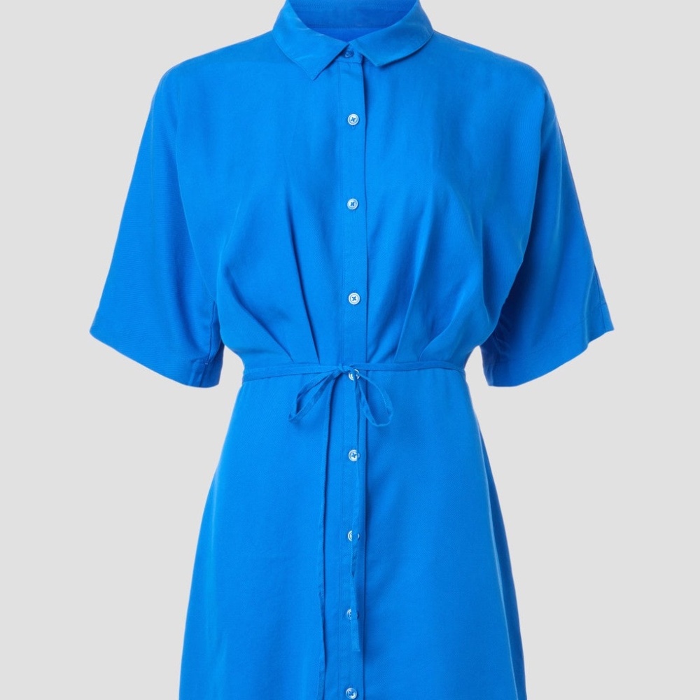 Thakoon Collective, Tie Waist Mini Shirt Dress, 14
